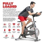 Sunny Health & Fitness Endurance Indoor Cycling Exercise Bike with Magnetic Resistance