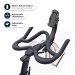 Echelon Smart Connect Fitness Bike, 30-Day Free Echelon Membership, Easy Storage, Small Spaces, Cushioned Seat, Solid Design, HIIT, Top Instructors, 32 Resistance Levels, Bluetooth, EX5