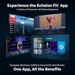 Echelon Smart Connect Fitness Bike, 30-Day Free Echelon Membership, Easy Storage, Small Spaces, Cushioned Seat, Solid Design, HIIT, Top Instructors, 32 Resistance Levels, Bluetooth, EX5