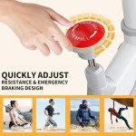 SogesPower Exercise Bike Indoor Cycling Bike Magnetic Stationary Bike Cycle Bike Fitness Bike for Home Silent Belt Drive with Phone Ipad Mount &Comfortable Seat Cushion