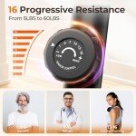 YOSUDA Recumbent Exercise Bike for Adults Seniors with Quick Adjust Seat, 350LB Capacity & 16-level Resistance, Black