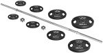 Signature Fitness 95-Pound Weight Plates & Barbell Set