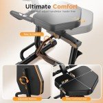 YOSUDA PRO Recumbent Exercise Bike for Home Use with Resistance Bands-Recumbent Bike with Smart Workout APP, Comfortable Seat, Pulse Sensor & 16-level Resistance