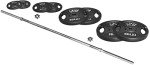 Signature Fitness 95-Pound Weight Plates & Barbell Set