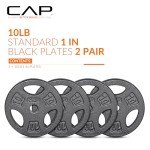 CAP Barbell Standard Weight Plates Set of 4