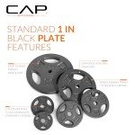 CAP Barbell Standard Weight Plates Set of 4