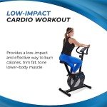 Stamina Upright Exercise Bike 1308 - Fitness Bike with Smart Workout App - Exercise Bike for Home Workout - Up to 300 lbs Weight Capacity Black