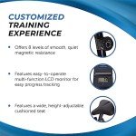 Stamina Upright Exercise Bike 1308 - Fitness Bike with Smart Workout App - Exercise Bike for Home Workout - Up to 300 lbs Weight Capacity Black