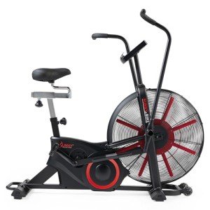 Sunny Health & Fitness Smart Customizable Air Bike Trainer, 330LB Capacity for Leg/Arm Cardio Workout, Fan Cycling Cardio Exerciser for Home Training, Free SunnyFit App Bluetooth Link - SF-B223018
