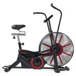 Sunny Health & Fitness Smart Customizable Air Bike Trainer, 330LB Capacity for Leg/Arm Cardio Workout, Fan Cycling Cardio Exerciser for Home Training, Free SunnyFit App Bluetooth Link - SF-B223018