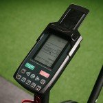 Titan Fitness Fan Bike 50.25 in. x 20.375 in. 111 lb. Heavy Duty Steel Removable Fan Guard LCD Console Display