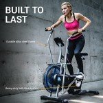 XTERRA Fitness AIR350 Air Bike Ergonomic Design, Comfortable Padded Seat, Heavy Duty Fitness Bike