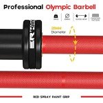 ER KANG 7FT Olympic Barbell for Weightlifting