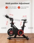 MERACH Auto Resistance Exercise Bike for Home, Bluetooth Stationary Bike with APP Data Tracking, Indoor Cycling Bike with Magnetic Resistance, SPD Pedals, Bottle Holder and 350lbs Weight Capacity