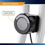 Marcy Foldable Exercise Bike with Adjustable Resistance for Cardio Workout and Strength Training NS-652