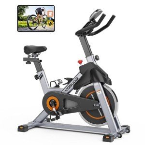 YOSUDA Indoor Cycling Bike Stationary Bike - Magnetic Resistance, Cycle Bike with Tablet Mount & Comfortable Seat Cushion, Magnetic Resistance