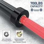 E.T. Energetic 7ft Olympic Barbell for Weightlifting