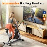 YOSUDA Indoor Cycling Bike Stationary Bike - Magnetic Resistance, Cycle Bike with Tablet Mount & Comfortable Seat Cushion, Magnetic Resistance