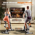 YOSUDA Indoor Cycling Bike Stationary Bike - Magnetic Resistance, Cycle Bike with Tablet Mount & Comfortable Seat Cushion, Magnetic Resistance