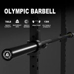 LIONSCOOL 7ft Olympic Barbell – 700lbs Capacity