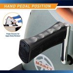 Marcy Cardio Mini Cycle – Portable Cardio Machine with Variable Resistance for Home Gym NS-909