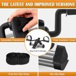 TABEKE Under Desk Bike Pedal Exerciser, Fully Assembled Mini Exercise Bike for Leg and Arm Workouts, Foldable Desk Bike Peddler Machine for Seniors with Clear LCD Display & Adjustable Resistance