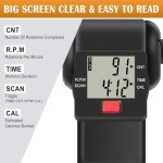 TABEKE Under Desk Bike Pedal Exerciser, Fully Assembled Mini Exercise Bike for Leg and Arm Workouts, Foldable Desk Bike Peddler Machine for Seniors with Clear LCD Display & Adjustable Resistance