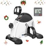 Mini Exercise Bike TODO Pedal Exerciser Foot Peddler Portable Therapy Bicycle with Digital Monitor