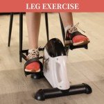 Icedeer Under Desk Bike Pedal Exerciser, Mini Stationary Exercise Bike for Home, Exerciser Rehabilitation Peddler Machine with LCD Screen Displays