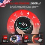 HARISON Semi Commercial Exercise Bike - Stationary Bike for Home Gym - Silent Magnetic Indoor Cycling Bike with Tablet Mount & Comfortable Seat Cushion, 380LBS/400LBS Weight Capacity Workout Bike