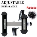 Icedeer Under Desk Bike Pedal Exerciser, Mini Stationary Exercise Bike for Home, Exerciser Rehabilitation Peddler Machine with LCD Screen Displays