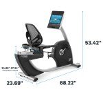NordicTrack Commercial Series R35; iFIT-Enabled Recumbent Exercise Bike with 14” Touchscreen