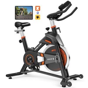 YOSUDA Light Commercial Exercise Bike for Home Magnetic Exercise Bike Stationary 350LB Capacity, Exercise Bike with Bluetooth, Indoor Cycling Bike with Tablet Mount & Comfortable Seat Cushion