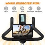 YOSUDA Light Commercial Exercise Bike for Home Magnetic Exercise Bike Stationary 350LB Capacity, Exercise Bike with Bluetooth, Indoor Cycling Bike with Tablet Mount & Comfortable Seat Cushion