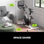 Smart Exercise Bike, Indoor Exercise Bike With 15.6 TouchScreen, Stationary Bike With Auto Resistance, Bluetooth, Training Algorithm, Top Instructors (Mist Grey)