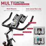 JOROTO Belt Drive Indoor Cycling Bike with Magnetic Resistance Exercise Bikes Stationary (300 Lbs Weight Capacity) (Updated)