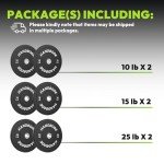 Bumper Plates Set - 100 lb for Weightlifting