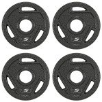 Signature Fitness Cast Iron Weight Plates - 5LB Set