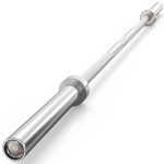 PAPABABE 7-Foot Olympic Chrome Barbell