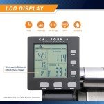 California Fitness Products by Marcy Deluxe Rowing Machine with Adjustable Air Resistance for Cardio Training NS-7874RW