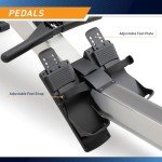 California Fitness Products by Marcy Deluxe Rowing Machine with Adjustable Air Resistance for Cardio Training NS-7874RW