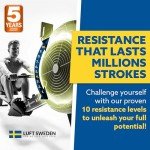 Indoor Rowing Machine for Home Use – Foldable, Compact, and Magnetic Rower with Screen for Cardio and Fitness Workouts Black