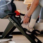 Sole Fitness SR550 Rower, Foldable Rowing Machines for Home Use, Bluetooth, Touch Screen, Heart Monitoring, Air & Magnetic Resistance Row Machine, Rowers for at Home Exercise