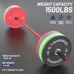 E.T. Energic 7ft Olympic Barbell for Weightlifting