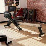 Sole Fitness SR550 Rower, Foldable Rowing Machines for Home Use, Bluetooth, Touch Screen, Heart Monitoring, Air & Magnetic Resistance Row Machine, Rowers for at Home Exercise