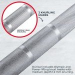 7-Foot Olympic Barbell for Home Gym Workouts