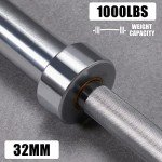 PAPABABE 7-Foot Olympic Chrome Barbell