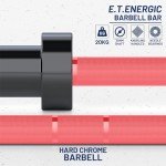 E.T. Energic 7ft Olympic Barbell for Weightlifting