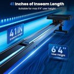 FEIERDUN Rowing Machines for Home, Rower Machine with 350LBS Loading Capacity, Magetic Rower with APP, Row Machine with Dual Slide Rail, Black