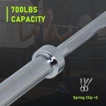 7ft Olympic Barbell - 700 lbs Weight Capacity